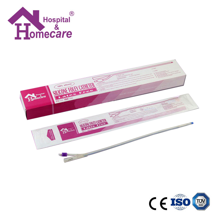 HK01b 100% Silicone Foley Catheter 2-Way Standard